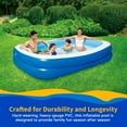 thumbnail image 4 of Bluewave 103" x 69" x 22" Deep Rectangular Family Inflatable Pool with Cover, 4 of 10