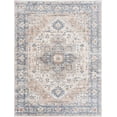 thumbnail image 5 of Hauteloom Ezri Hallway, Kitchen Machine Washable Runner Rug - Traditional - Peach, Off White, Blue - 2'7" x 7'3", 5 of 19