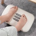 thumbnail image 5 of LEFTHIGH Home Office Foot Rest Under Desk Massage Pedal Stool for Leg Relaxation Adjustable Height Ergonomic Foot Rest for Work from Home Home Decor, 5 of 6