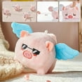 thumbnail image 3 of Kawaii Angel Pig Plush Toy Little Flying Pig Animal Cute Soft Approx, 3 of 5