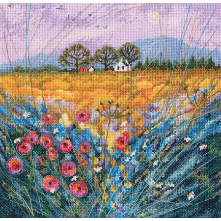 UPC: 4743348404425 | Late harvest poppies M692 Counted Cross Stitch Kit