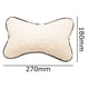 thumbnail image 2 of Car Styling Reposacabezas Asiento de cuero Soporte para la cabeza Cojín Almohadas para el cuello (Beige) JShteea Accesorios para autos y motos, 2 of 8