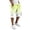 Light Green-A, variant on Cargo Shorts Lightweight Knee Length Casual Work Shorts Elastic Waist Summer Outdoor Hiking Pants with Pockets,Light Green XL