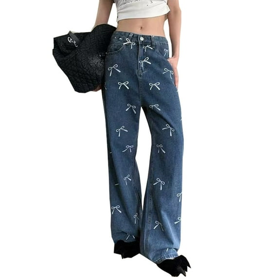 Kmdttou Cargo Pants Fashionable Spliced Multi Pocket Work Pants Street Washed And Worn Long And Wide Leg Pants