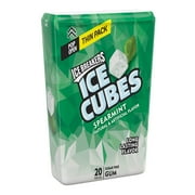Ice Breakers, Ice Cubes Spearmint Sugar Free Chewing Gum, Made with Xylitol, 1.62 oz, Thin Pack