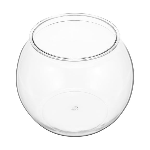 Transparent Round Fish Tank - Fish Bowls For Betta Fish,  Round Terrariums Bowl, Goldfish Tank For Home Office Desktop Decoration, Pet