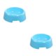 thumbnail image 1 of Greeniant Cuencos de plástico para perros pequeños, lindos y prácticos cuencos para gatos, cuenco para mascotas, fácil de limpiar, cielo azul 2Conjunto, 1 of 6