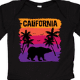 thumbnail image 4 of Inktastic California Sunset Vacation Beach Girls Long Sleeve Baby Bodysuit, 4 of 5