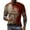 Khaki, variant on Men's Halloween Letter Print Casual Short Sleeve Graphic Tee Round Neck T Shirt For Street Fashion And Daily Wear