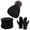 BK2, variant on HNMKIU Womens Winter Hat Scarf Glove Set Lined Knit Warm Long Scarf 3 Piece Set for Cold Weather,One Size