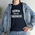 thumbnail image 7 of Down With The Thiccness Shirt - Big and Curvy - Plus Size T-shirt - ID: 203, 7 of 7