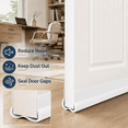 thumbnail image 3 of Door Draft Stopper, Under Door Windproof Noise Reduction Draft Stopper, Thermal Insulation Door Bottom Seal Strip, Air Leak Guard Gap Filler for Bedroom, Living Room, AC Room & Home Door Sealing, 3 of 6