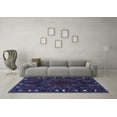 thumbnail image 3 of Ahgly Company Indoor Rectangle Persian Blue Traditional Area Rugs, 2' x 3', 3 of 4