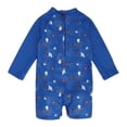 thumbnail image 2 of Calikids Coco Mango One Piece Zipper Swimsuit - Octopus (6-9 Months), 2 of 5