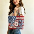 thumbnail image 5 of Large Capacity Handbag for Women Patriotic Tote Bag with Shoulder Strap Travel Gym Beach Shopping Carry on Bags 250 Years Anniversary Independence Day Gift, 5 of 6