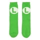 thumbnail image 1 of Calcetines Nintendo Super Mario Luigi Logo Cozy Adult Crew, 1 of 4
