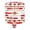 RedB, variant on Football Heart Letter Friendship Layer Stackable Stretch Bracelet Set Nine Clasp, 6 cm, RedB