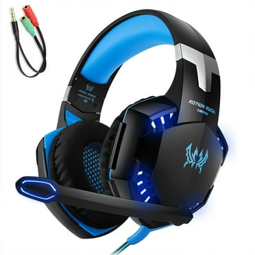 G2000 Gaming Headset with Noise Reduction Microphone, 50mm Stereo Sound, USB LED Indicator