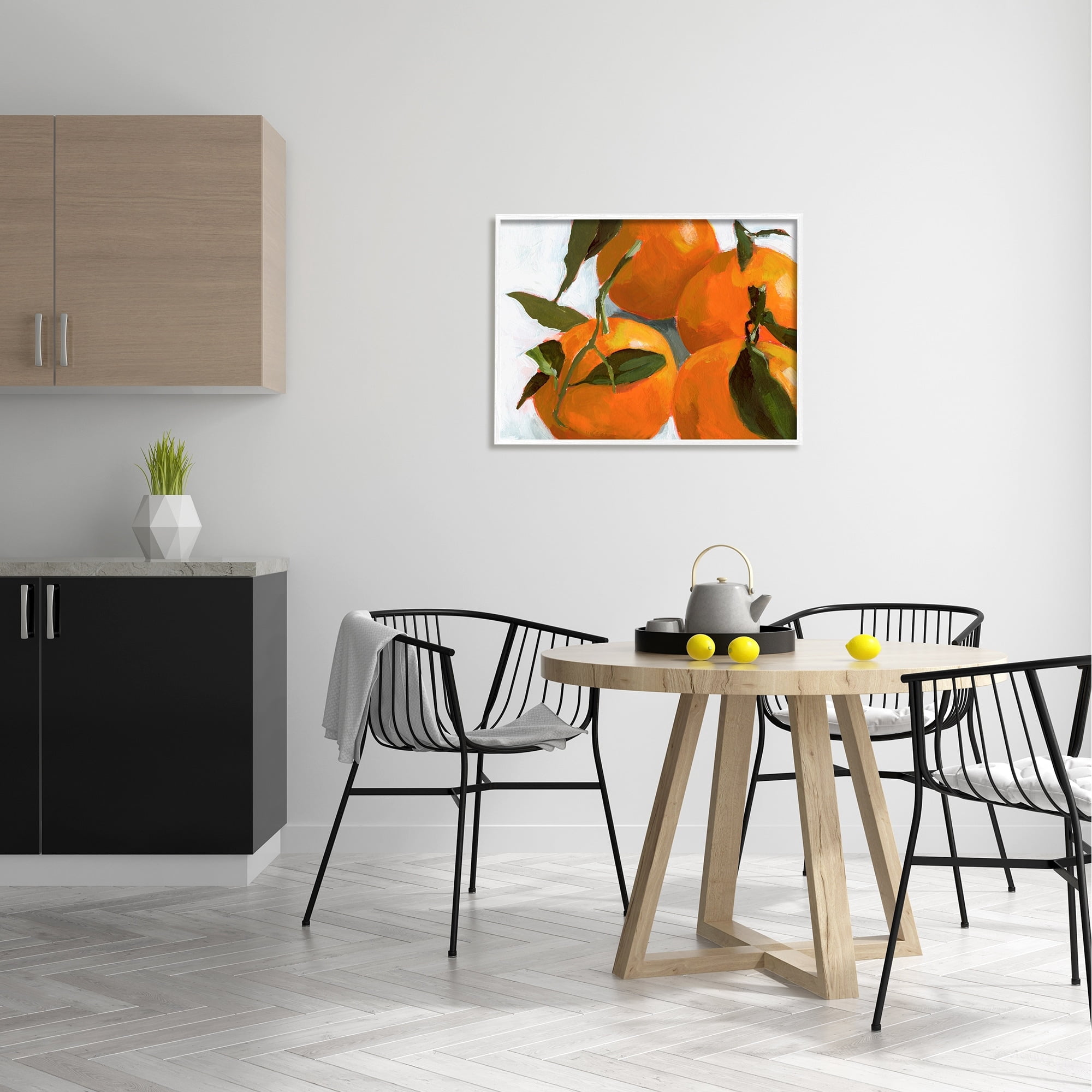 Stupell Industries Traditional Tabletop Oranges Still Life Realistic Painting,30 x 24, Design by Victoria Barnes