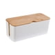 thumbnail image 3 of Caja de gestión de cables, caja para ocultar cables, caja de regleta, organizador de cables para adaptadores, computadoras M, 3 of 9