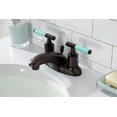 thumbnail image 3 of Kingston Brass FB8625CKL Kaiser 4 in. Centerset Bathroom Faucet with Pop-Up Drain, Oil Rubbed Bronze, 3 of 5