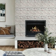 Commomy 10 Pcs 3D Faux Brick Wall Panels Peel and Stick Wall Tile,Thin PVC Brick Panels,11.8X11.8