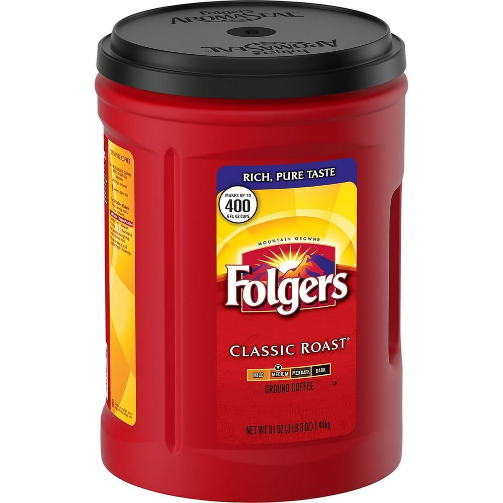 Folgers Classic Roast Ground Coffee (51 Ounce)