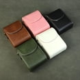 thumbnail image 4 of PU Leather Camera Case with Adjustable Strap for Multiple Camera Models, Black/Brown/Green/White/Pink Color Options, 4 of 5
