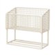 thumbnail image 2 of Cesta de almacenamiento para baño, organizador de cocina, versátil, para la decoración del hogar y el aseo. Blanco, 2 of 9
