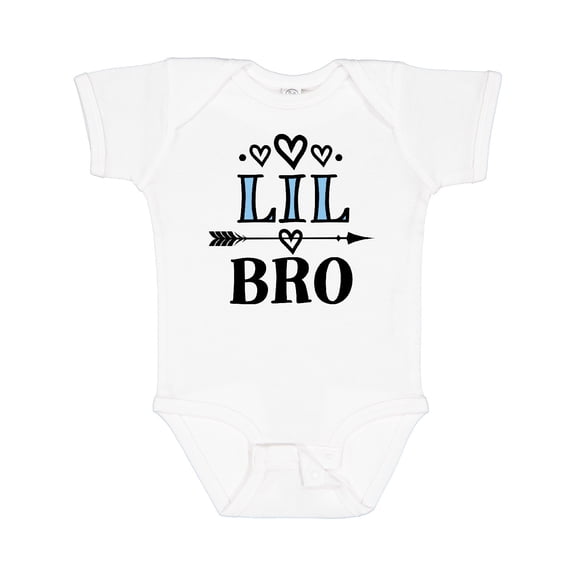 Inktastic Lil Bro Announcement Boys Brother Boys Baby Bodysuit