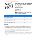 thumbnail image 2 of Front Control Arm Ball Joint Tie Rod End Kit - Compatible with 2000 - 2006 GMC Yukon XL 1500 2001 2002 2003 2004 2005, 2 of 2