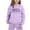 2#Light Purple17, variant on Byoo Big Girls Sweatsuit Letter Print Pullover Hoodie and Joggers Set Casual Outfits