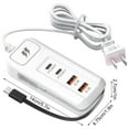 thumbnail image 2 of 4-Port Usb Charging Hub 66W 5.1A Multi Device Charger Dock, Fast Charge Station for Tablet Watch, Compact Travel Charger Plug, Socket *1, 2 of 6