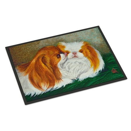 Japanese Chin Best Friends Door Mat