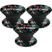MightySkins POSOCK-Just Chill Skin Decal Wrap for Pop Sockets Sticker - Pack of 3 - Just Chill