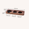 thumbnail image 3 of IROINID Decorations for Home Tables,Modern Room Decorations,Tamping StationSapele Coffee Bar Organizer with Non Mat Multi-Slot for Counter Holds TamperDistributorBasket, 3 of 5
