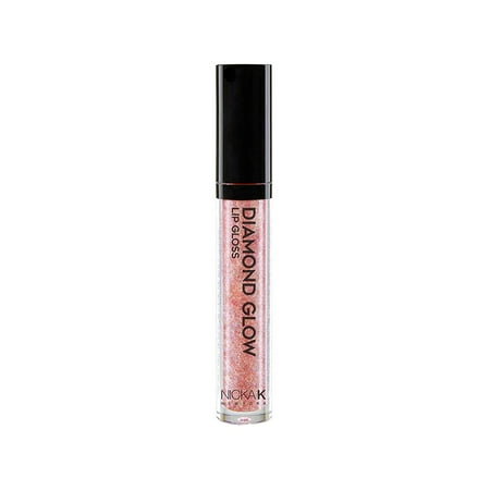Straight Diamond Gloss NickaK Diamond Glow Lip Gloss (ANGELIC), Imported or made in the U.S.A. By Nicka K ()