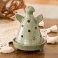 thumbnail image 2 of NOVICA Ceramic incense holder, 'Angel in Nature', 2 of 6