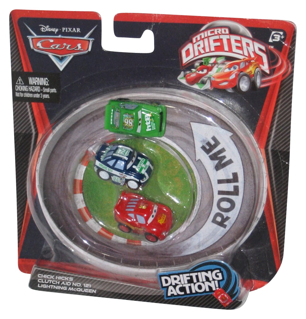 Disney Pixar Cars Micro Drifters Toy Pack Set - (Chick Hicks, Clutch ...