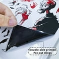 thumbnail image 5 of Clearance! Halloween Stickers Non Fading Window Clings Scary Handprint Blood Floor Decals Party, 5 of 5