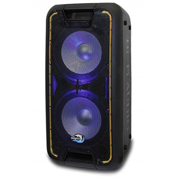dolphin sp210rbt rechargeable karaoke party speaker system Walmart