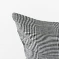 thumbnail image 4 of Mercana Ramone 14 X 26 White And Black Fabric Decorative Pillow Cover, 4 of 6