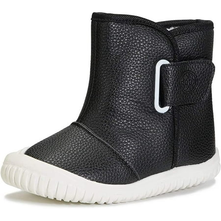 

Girl s Snow Boots Toddler Boots Kids Warm Winter Boots Fur Lined Waterproof Boots PU Leather Non-Slip