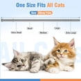 thumbnail image 4 of 4 Packs Cat Calming Collar for Cats Pheromone Collar Efficient Relieve Reduce Anxiety Stress Pheromones Calm Relaxing Comfortable Collars Long-Lasting 30 Days Adjustable Breakaway Design Gray, 4 of 8