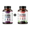 Snap Supplements Keto Burn + Detox Formula - Advanced Weight Loss Bundle - Fat Burner, Keto Diet (120 Capsules)