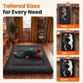 thumbnail image 4 of Sweetcrispy Queen Japanese Floor Mattress with Washable Cover, Folding Memory Foam Sleeping Mat for Dorm, Camping & Guest Room, Black, 4 of 9