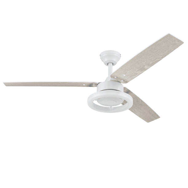Prominence Home 52 Orbis Bright White Remote Control Ceiling Fan 3 Blades Led Ring Com Prominence Home 52 Orbis Bright White, Outdoor Ceiling Fan With Remote Control No Light