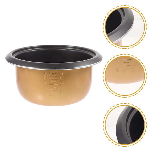 BEADCEST Thick Bottom Rice Pot Rice Cooker Inner Pot For Home Use Easy To Clean 1Pack