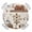 Brown, variant on Farmhouse Vintage Round Tablecloth for 36-44 Inch Tables,Fitted Table Cover with Elastic Edge,Country Cotton Book Butterfly Art Waterproof Outdoor Table Cloth Protector for Patio Garden Dinner Picnic
