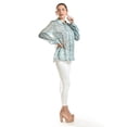 thumbnail image 2 of Blusa transparente diseño tie dye Roman Fashion/Juvenil, 20295 (Verde) verde CH, 2 of 5